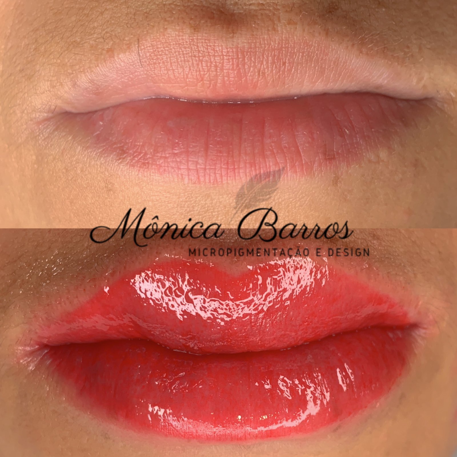 Micropigmentação Labial Antes e Depois 2
